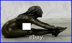 Bronze Sculpture, Hand Made Statue Rare Original Patoue Bondage Lady S&M