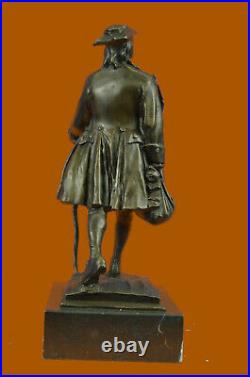 Bronze Sculpture, Hand Made Statue YOUTFULL AMERICAN BENJAMIN FRANKLIN BRONZE NR
