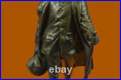 Bronze Sculpture, Hand Made Statue YOUTFULL AMERICAN BENJAMIN FRANKLIN BRONZE NR