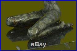 Bronze Sculpture Hand Made by Lost Wax Zombie Numbered Hot Cast Statue Sale Art