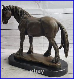 Bronze Sculpture Hot Cast Made in Europe by Lost wax Method Large Stallion Deal