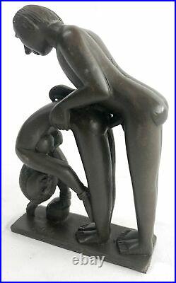 Bronze Sculpture Signed Original Milo Hand Made Figurine Figure Statue Decor Art