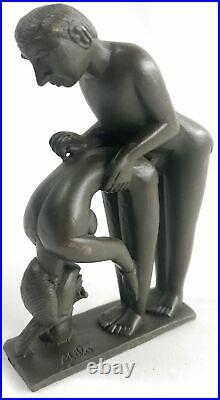Bronze Sculpture Signed Original Milo Hand Made Figurine Figure Statue Decor Art