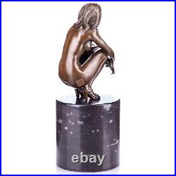 Bronze Sculpture Statue Figure Female Nude Erotic Decoration Nude Woman JMA222