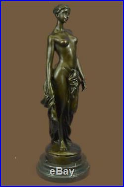 Bronze Sculpture Statue Nude Female Hand Made by Lost Wax Museum Quality Artwork