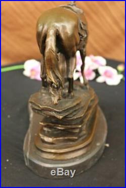 Bronze Sculpture The Cowboy by Frederic Remington Hand Made Statue Figure