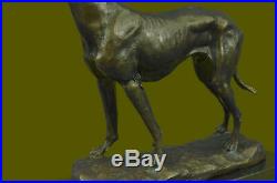 Bronze Sculpture by Fremiet Greyhound Hand Made Classic Dog Artwork Statue Deal