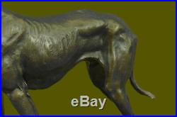 Bronze Sculpture by Fremiet Greyhound Hand Made Classic Dog Artwork Statue Deal