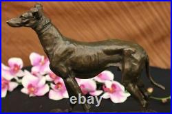 Bronze Sculpture by Fremiet Greyhound Hand Made Classic Dog Artwork Statue Sale