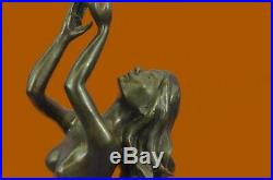 Bronze Sculpture of Mermaid Sea Ocean Nautical Hand Made Masterpiece Statue EG