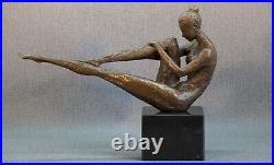 Bronze Statue Art Nude A Female Nude Decorative Figure Woman Art Object with Seal