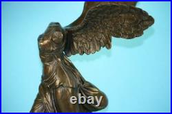 Bronze Statue Goddess Nike-Winged Victory of Samothrace Hand Made Figurine Decor