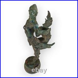 Bronze Statue Kinarea Stander Bust Figure Metal Decoration Living Room