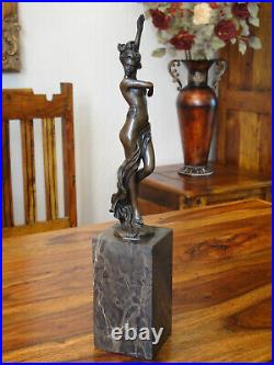 Bronze Statue Virgin Marble Erotic Sculpture Woman Nude Venus Goddess Figure Luxury