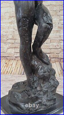 Bronze Surreal Figural Sculpture after Rodin Made by Lost Wax Method Figure