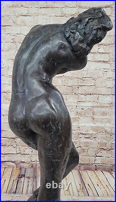 Bronze Surreal Figural Sculpture after Rodin Made by Lost Wax Method Figure