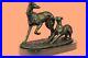 Bronze_Vienna_Hand_Made_Mother_Greyhound_and_Baby_Marble_Sculpture_Statue_BB_01_juga