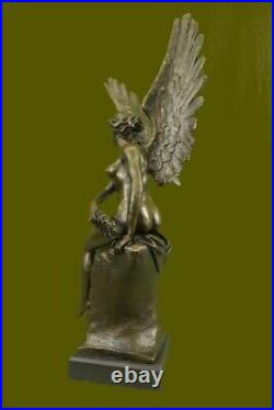 Bronze figur Statue Sculpture Victory of Samothrace Bronze bunt Hand Made Figure