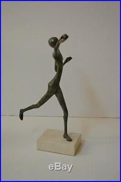 Bronze statue, Discus thrower, Hand made new sculpture