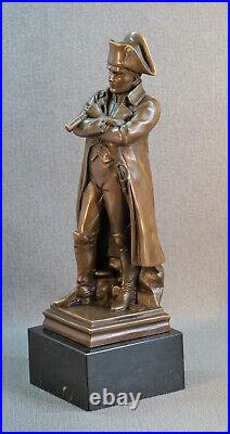 Bronze statue of Napoleon approx. 30.5 cm sign. Guillemin Art Decorative Figure