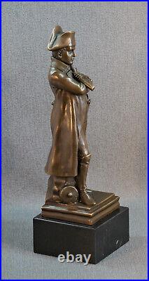 Bronze statue of Napoleon approx. 30.5 cm sign. Guillemin Art Decorative Figure