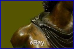 CLEARANCE Bronze Sculpture Statue Signed Apollo Art Nouveau Hand Made Figure