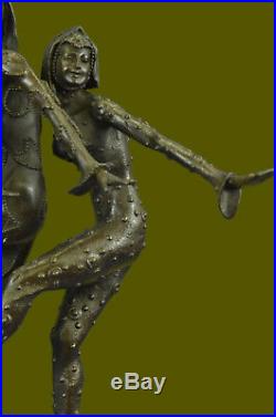 COLLECTIBLE Russian Dancers` Fabolous Five Hand Made Bronze Sculpture Statue