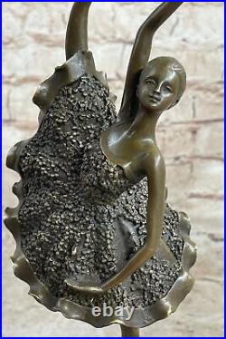 Cast Bronze Sculpture Ballerina Ballet Dancer Figurine Statue Hand Made Figure