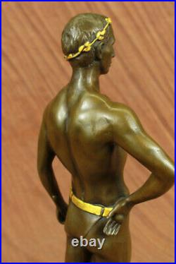 Close Out Patina Museum quality Greek God Emperor Bronze Sculpture Statue DEAL