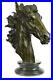 Collectible_Bronze_Statue_Hand_Made_Gorgeous_Bust_Horse_Head_Art_Decorative_01_wry