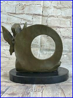 Collectible Statue bronze sculpture Fairy /Mythical Art Cupid Hand Made Deal