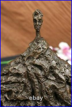 Collectible Statue bronze sculpture Figure Nouveau Hand Made Solid Abstract Gift