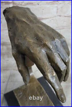 Collector Bronze Hot Cast Hand Made Two Hand Touching Bronze Statue by Dali