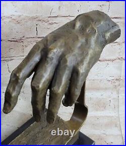 Collector Bronze Hot Cast Hand Made Two Hand Touching Bronze Statue by Dali