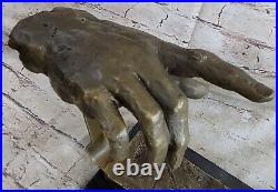 Collector Bronze Hot Cast Hand Made Two Hand Touching Bronze Statue by Dali