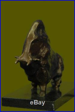 Cubism Taurus Bull Toro Hand Made Real Bronze Sculpture Statue by Picasso Figure