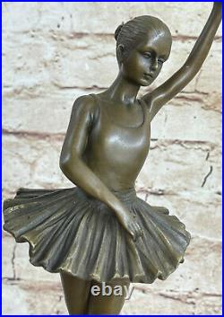 Dancing Ballerina Bronze Sculpture Hand Made by Lost wax Method Statue