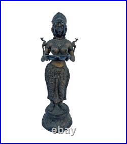 Deepanjali Statue Home & Garden Sculpture Bronze Made Figurine Decorative Idol