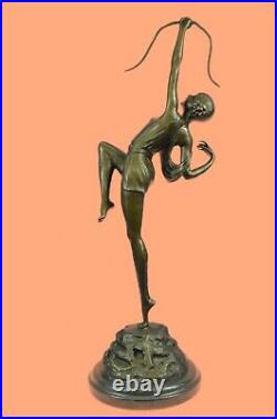 Diana The Huntress Signed Pure Hotcast Bronze Statue Hand Made Figurine Deal