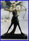 Diana_with_a_bow_statue_made_of_bronze_standing_on_a_marble_base_Lost_Wax_01_pg