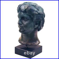 Dionysus sculpture handmade plaster artifact bronze effect