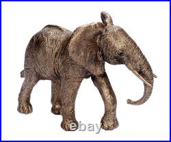 Elephant Sculpture Animal Figure Decoration Africa Elephant Statue Garden Bronze Figure Figure