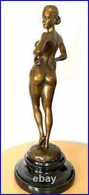 Erotic Bronze Figure Bronze Nude Signed Raymondo on Marble Base