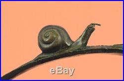 European Design Bronze Snails Garden Statues Statuette Made By Lost Wax Figure