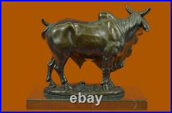 European Made Cow Statue 100% Bronze Hand Made Figurine Cattle Bull Figurine