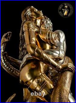 FINE ARTS Home Decor Bronze Sculpture Figure Adam & Eve Statue Erotic Giant Large