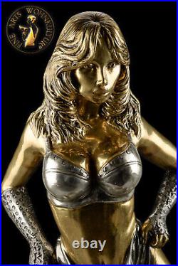 FINE ARTS home decor bronze sculpture figure dolly buster statue woman erotic
