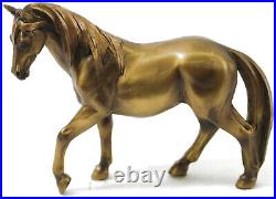 Faux Bronze Hand Made Detailed Horse Stallion Sculpture Figurine Statue Artwork