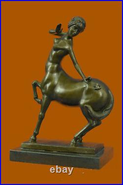 Female Centaur Mythological Creature bronze sculpture statue Hand Made Decor Art