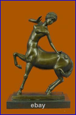 Female Centaur Mythological Creature bronze sculpture statue Hand Made Decor Art
